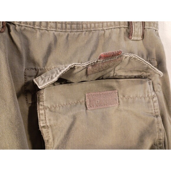 Redhead Cargo Pants Men's 32x30 Olive Army Green Straight Wide Leg Casual Gorp - Picture 9 of 16